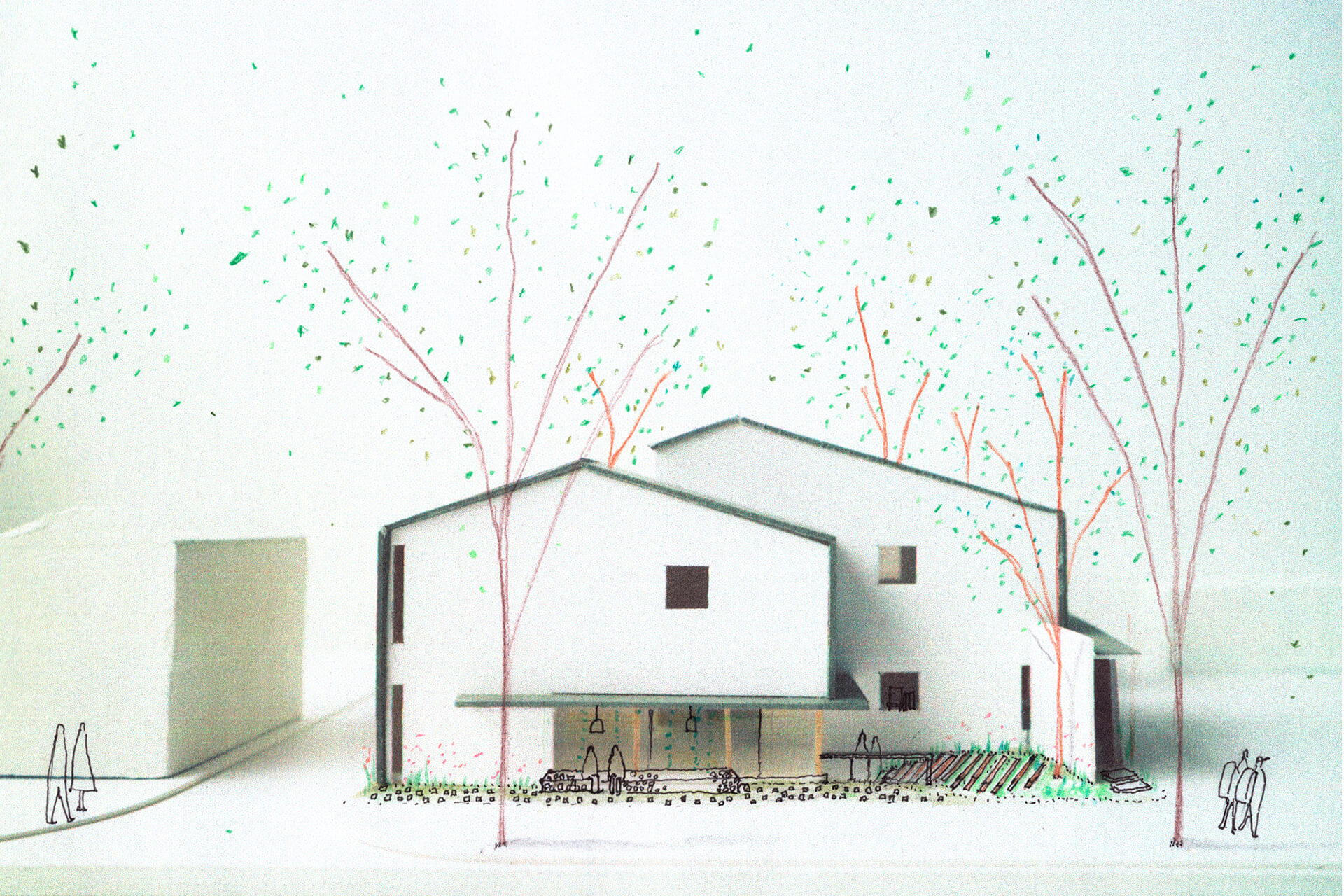 ちどりの庭のとおり土間の画像