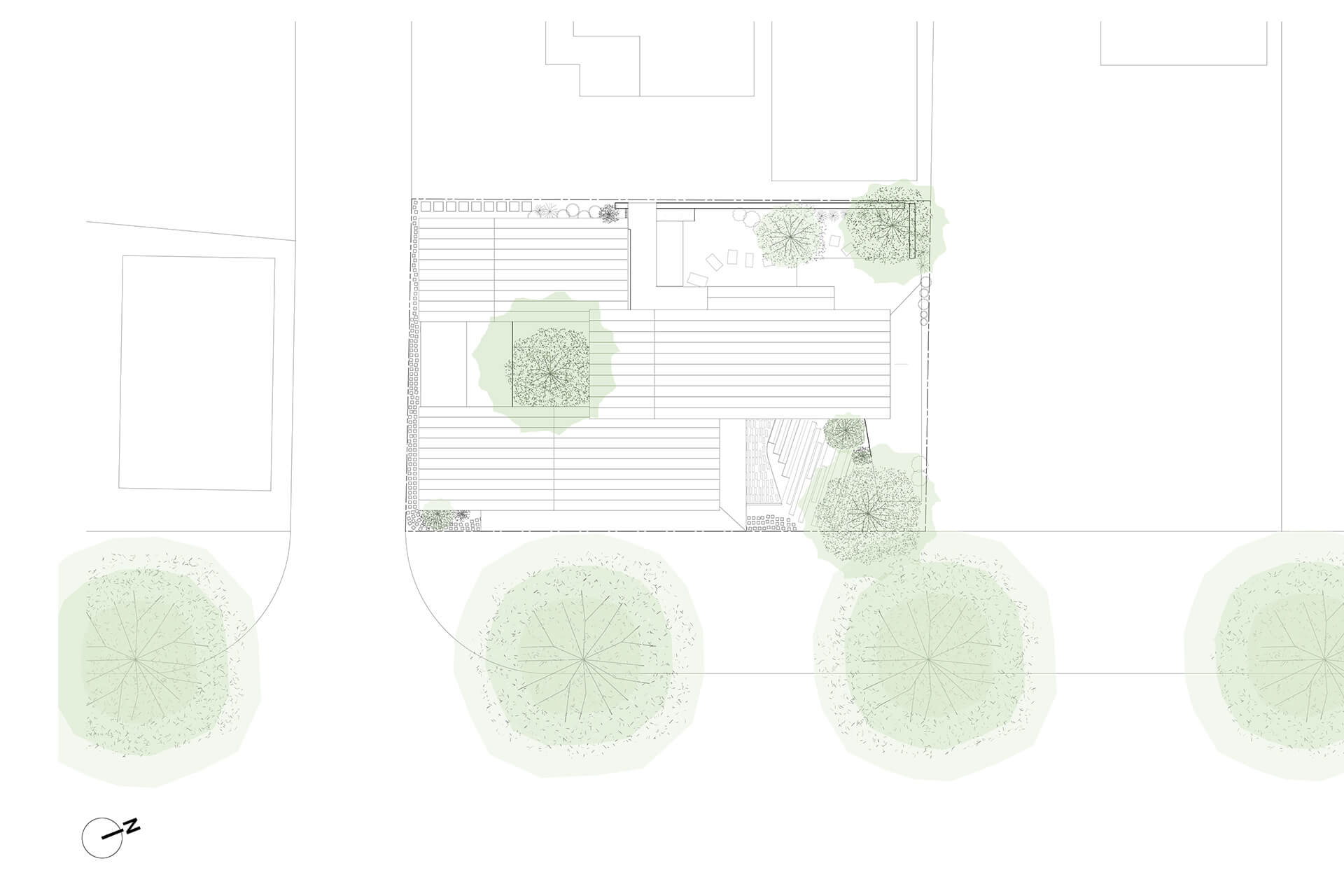 ちどりの庭のとおり土間の画像