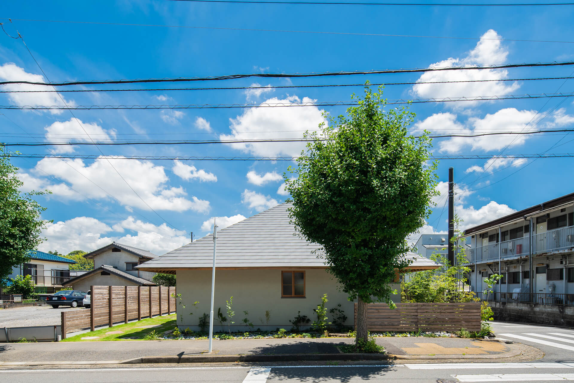 垂木の平屋の画像