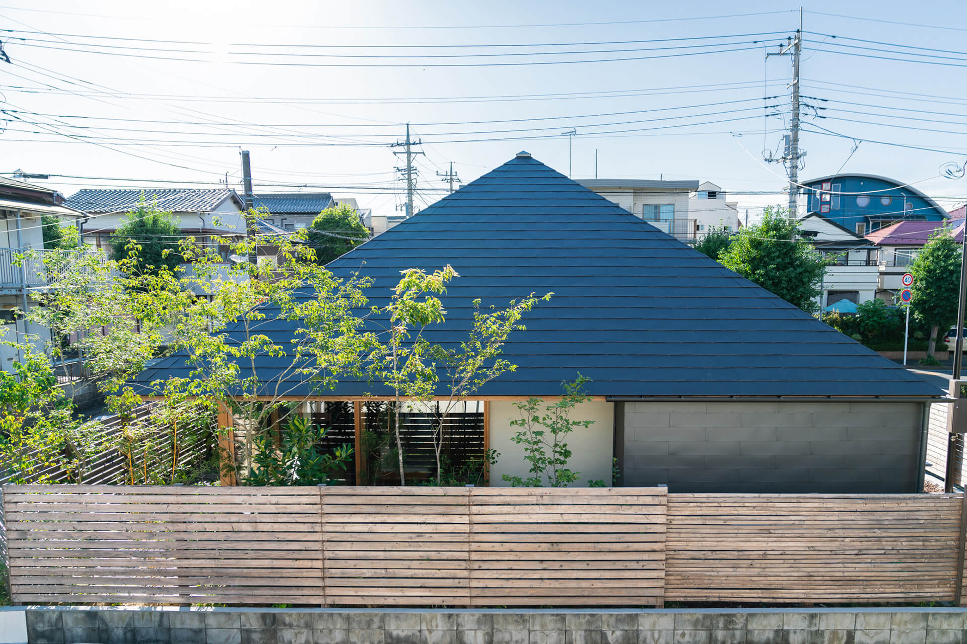 垂木の平屋の画像