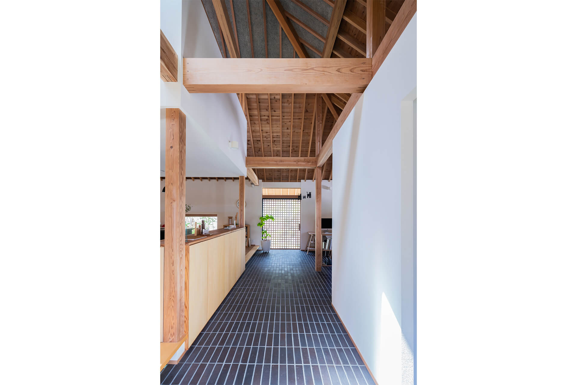 垂木の平屋の画像