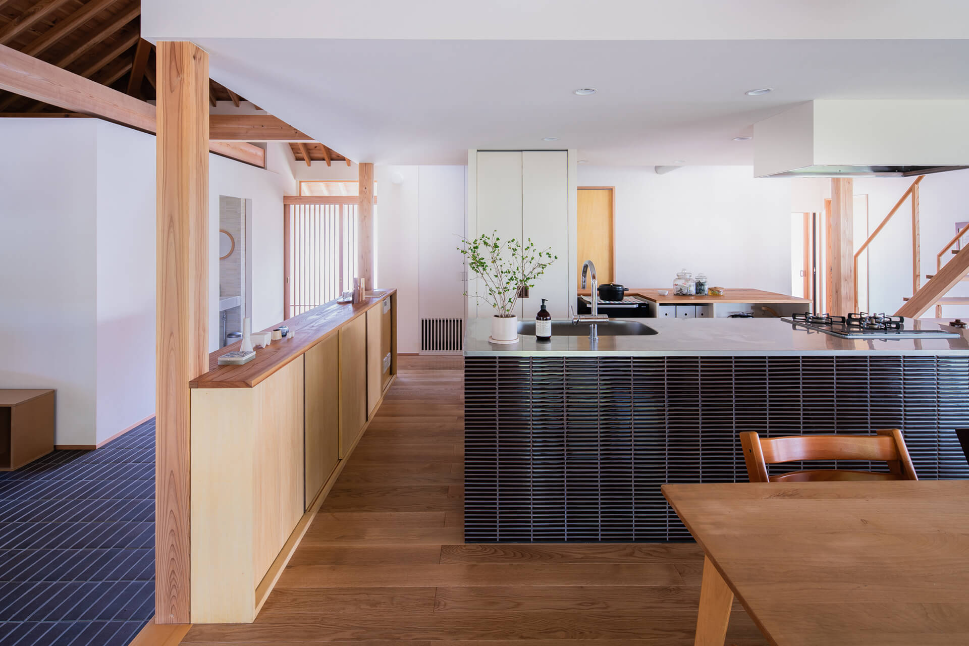 垂木の平屋の画像