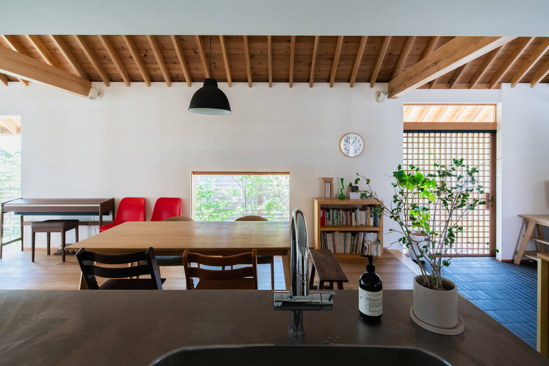 垂木の平屋の画像