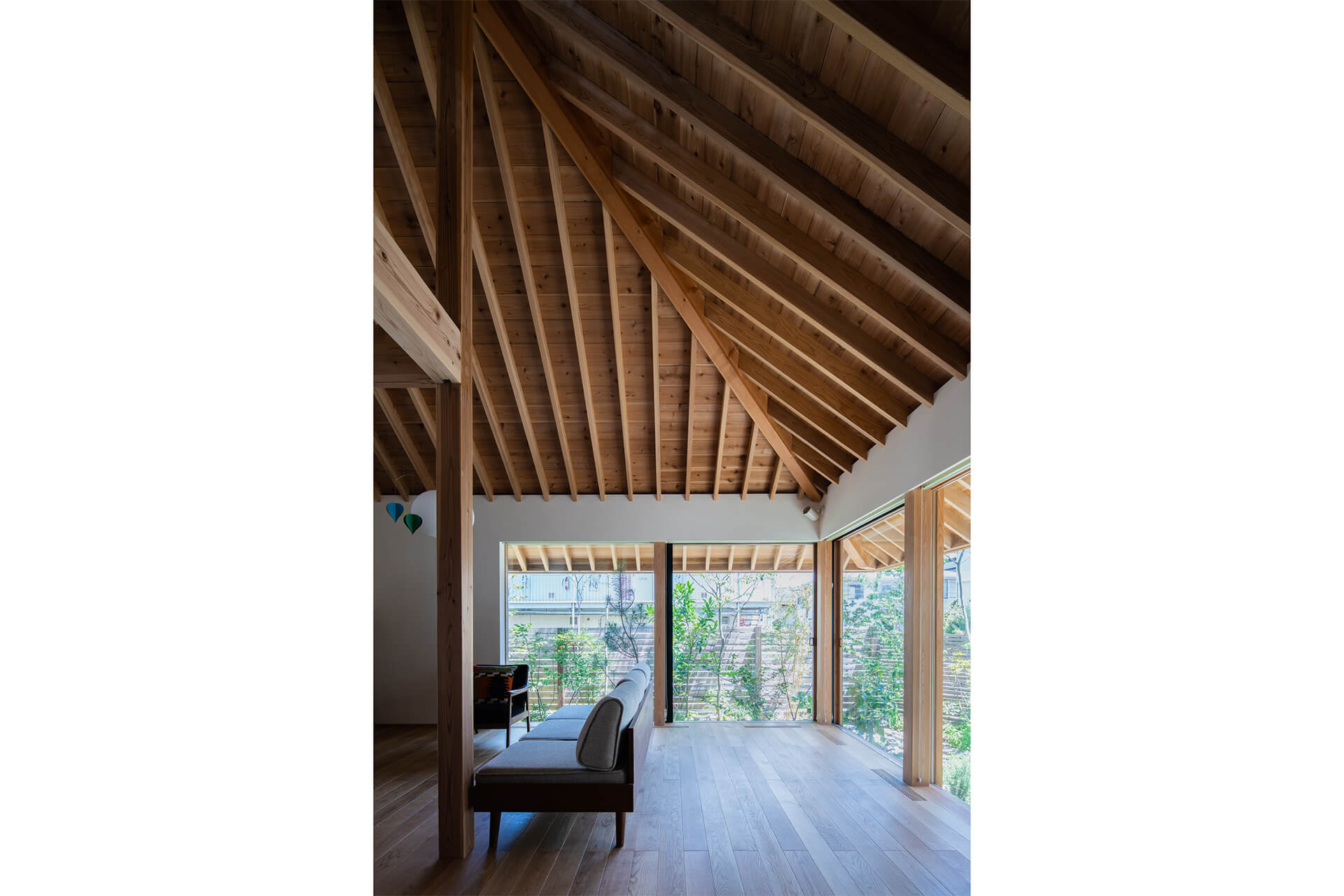 垂木の平屋の画像