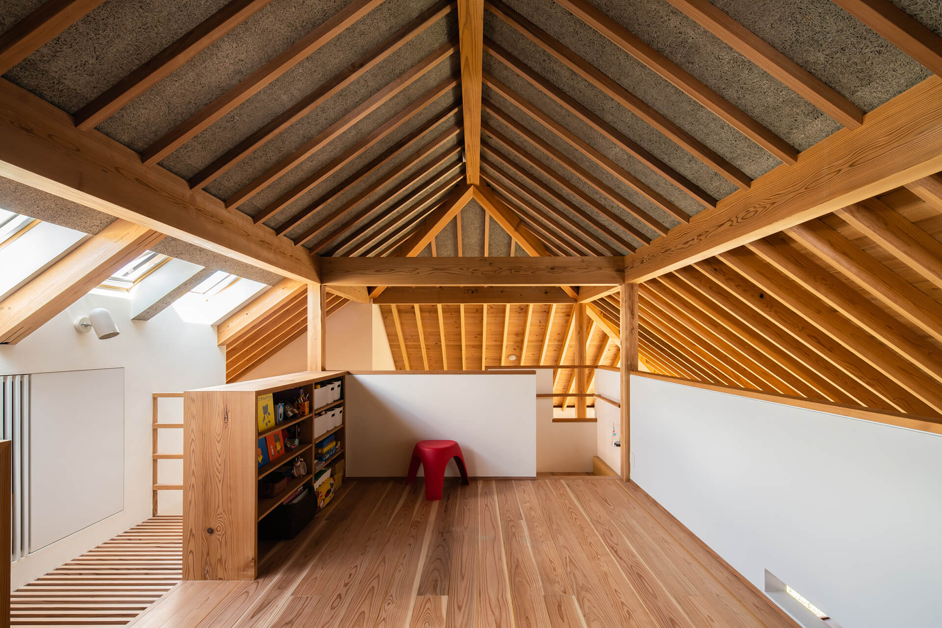 垂木の平屋の画像