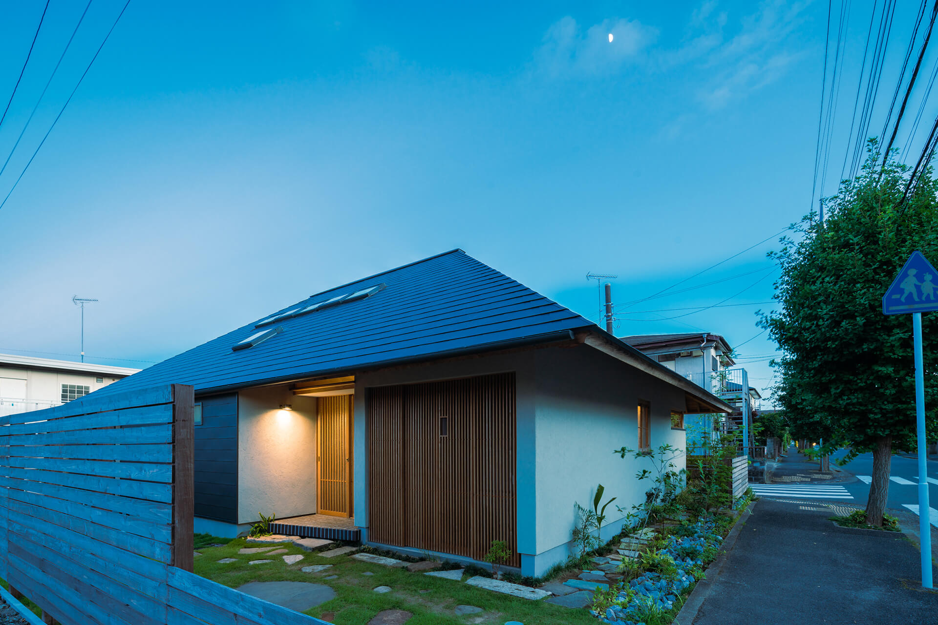 垂木の平屋の画像