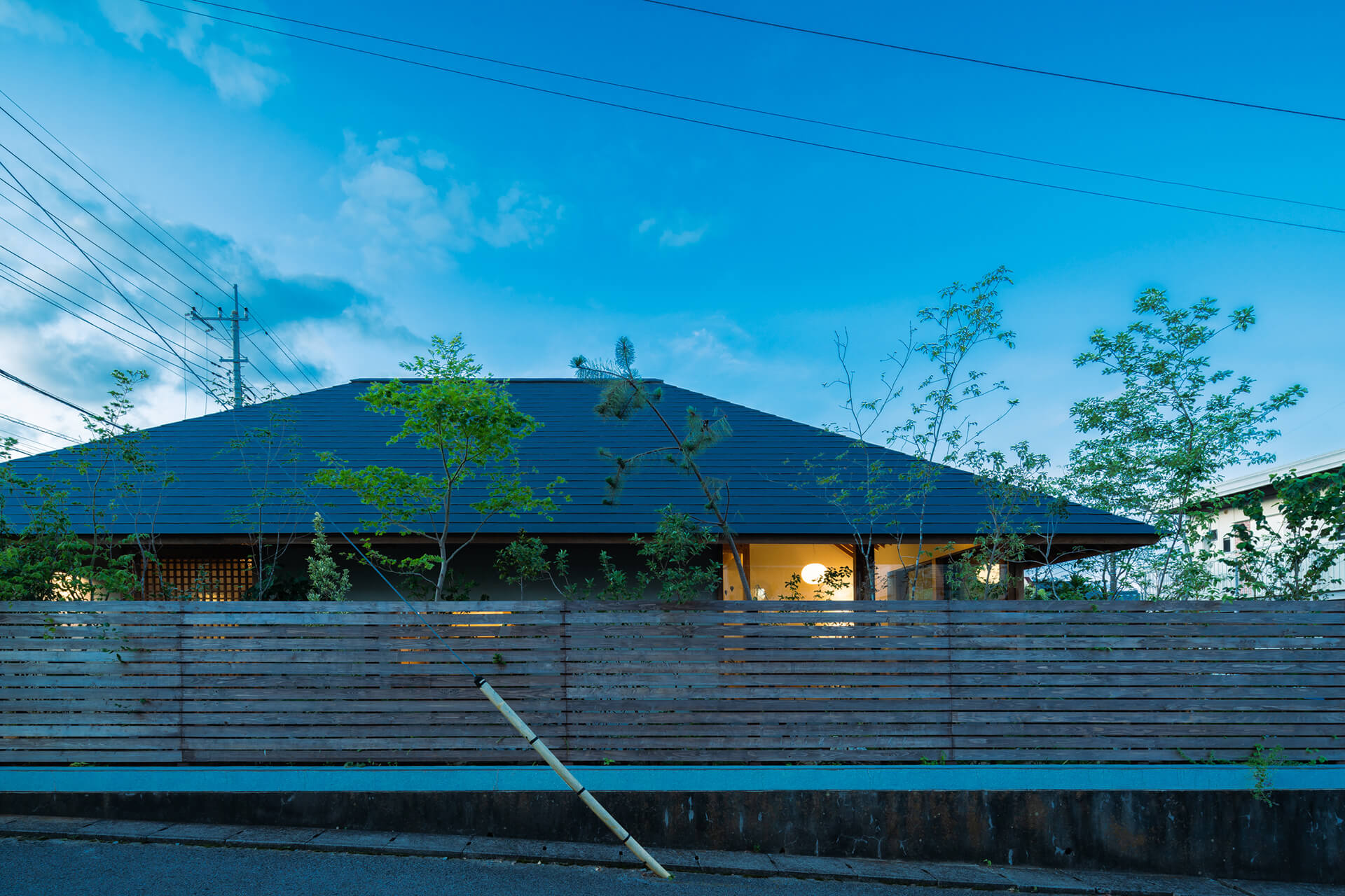 垂木の平屋の画像